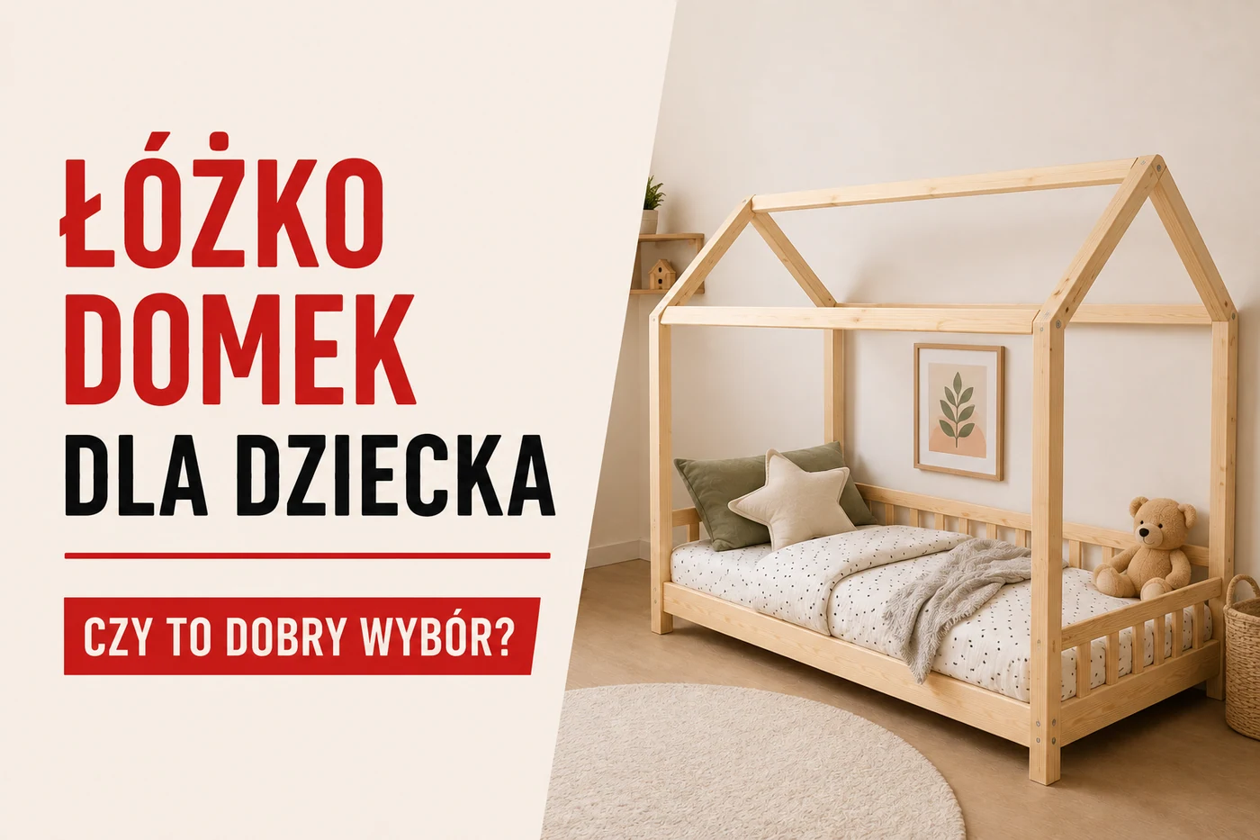 Łóżko domek — wszystkie modele, wymiary i ceny